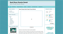 Desktop Screenshot of beachbreezevacationrentals.com